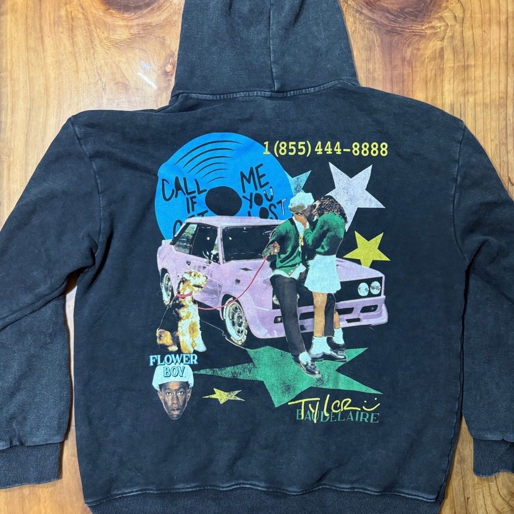 Tyler The Creator Hoodie Sweatshirt S Pullover Hooded Call me if you get lost L3 - Picture 6 of 6